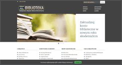 Desktop Screenshot of biblioteka.mwse.edu.pl